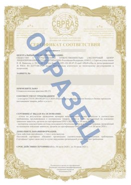 Образец Сертификат СТО 01.064.00220722.2-2020 Наро-Фоминск Сертификат СТО 01.064.00220722.2-2020 